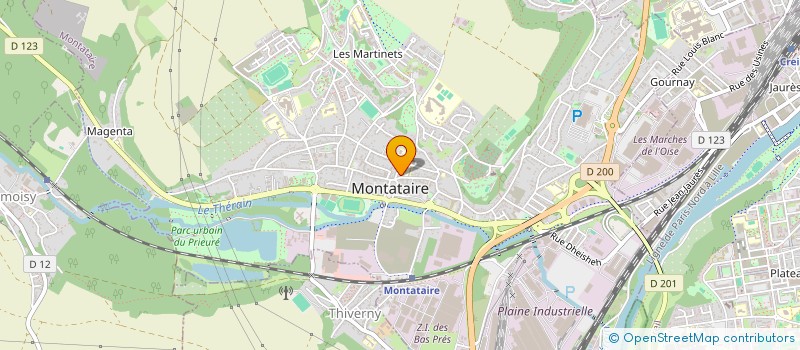 localisation de l'entreprise JESLINE OPTIQUE  MONTATAIRE