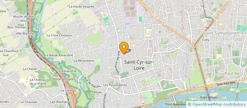 localisation de l'entreprise JESLOPHI  SAINT-CYR-SUR-LOIRE