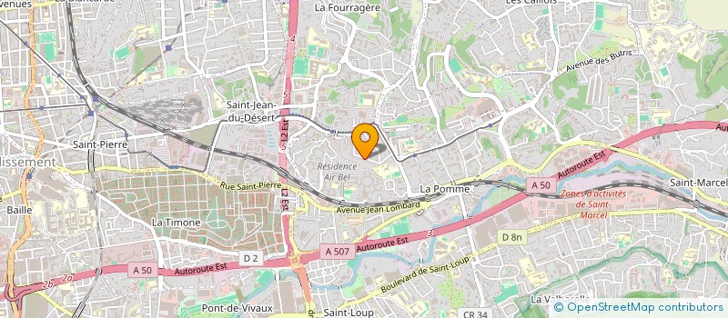 localisation de l'entreprise JESM à MARSEILLE