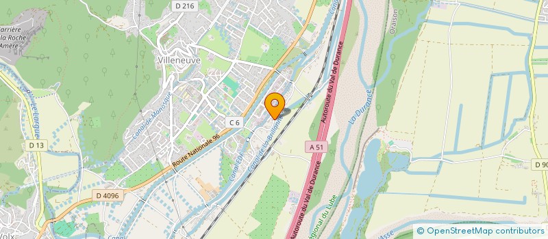 localisation de l'entreprise JESOLIEM  VILLENEUVE