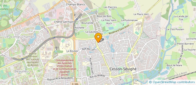 localisation de l'entreprise JESPERFOR à CESSON-SEVIGNE