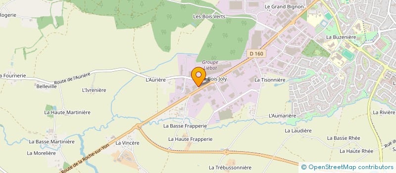localisation de l'entreprise JESS à LES HERBIERS