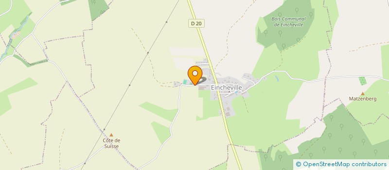 localisation de l'entreprise JESS  EINCHEVILLE