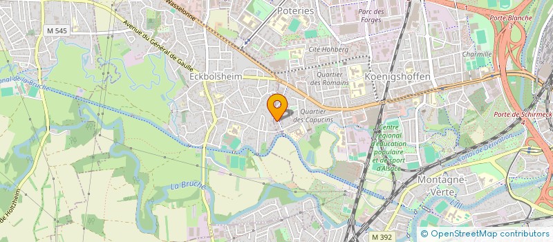 localisation de l'entreprise JESS INVEST à STRASBOURG