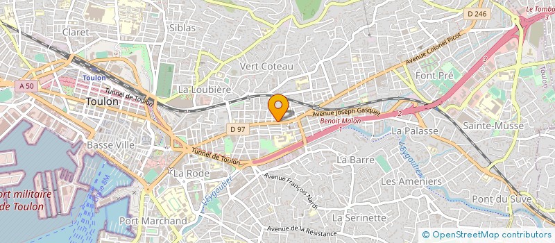 localisation de l'entreprise JESSE DISTRIBUTION à TOULON
