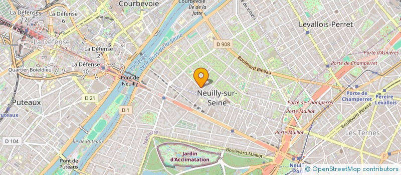 localisation de l'entreprise JESSE GAMBETTA à NEUILLY-SUR-SEINE