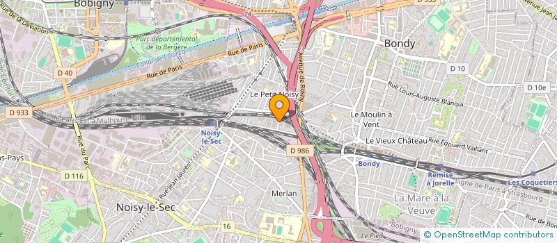 localisation de l'entreprise JESSI à NOISY-LE-SEC