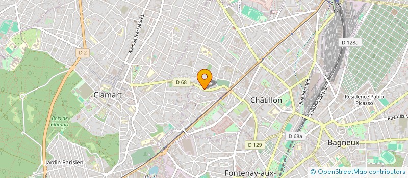 localisation de l'entreprise JESSIANA  CHATILLON