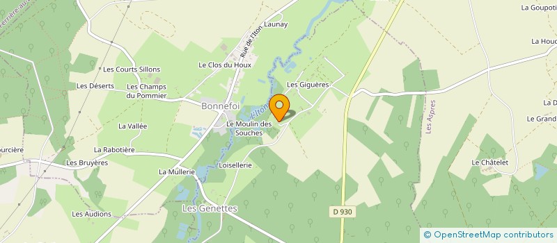localisation de l'entreprise JESSICA à LES GENETTES