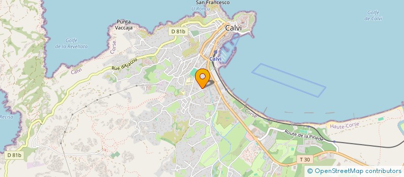 localisation de l'entreprise JESSICA  CALVI