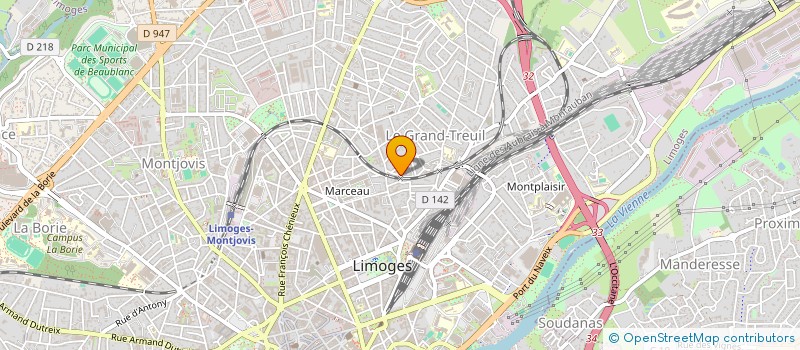 localisation de l'entreprise JESSICA DAMIT NATUROPATHE à LIMOGES