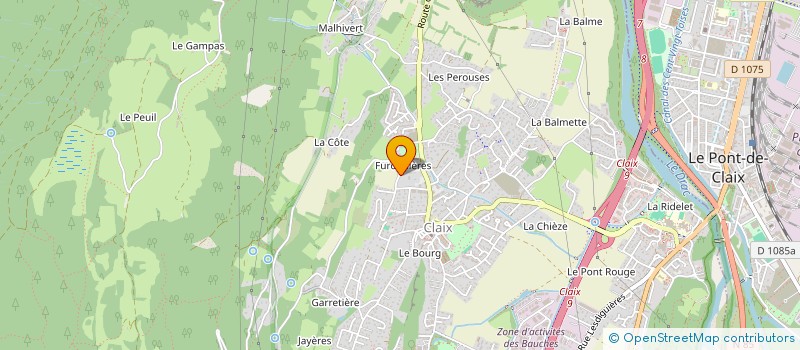 localisation de l'entreprise JESSICA FITOUSSI PROJECT  CLAIX