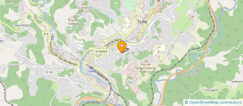 localisation de l'entreprise JESSICA OPTICIENNE ITINERANTE  TULLE