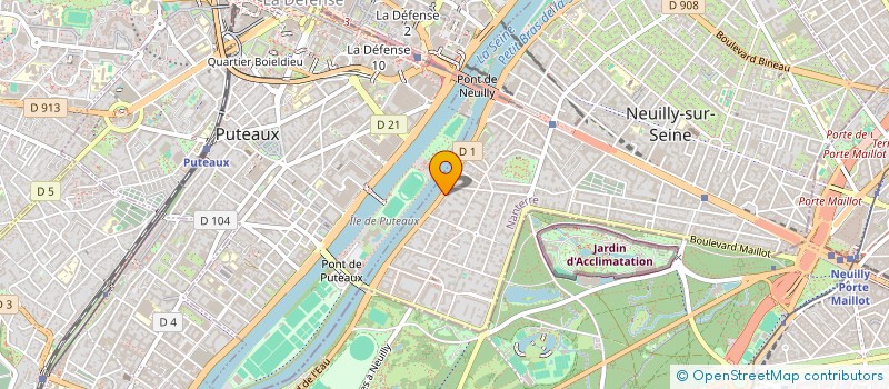 localisation de l'entreprise JESSIE JAMES à NEUILLY-SUR-SEINE