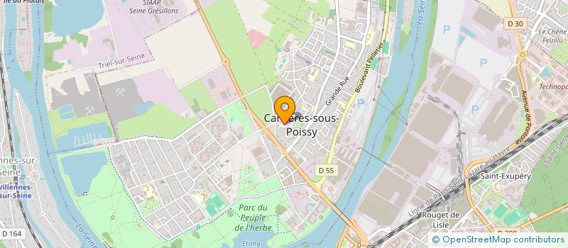 localisation de l'entreprise JESSKORPORATION  CARRIERES-SOUS-POISSY