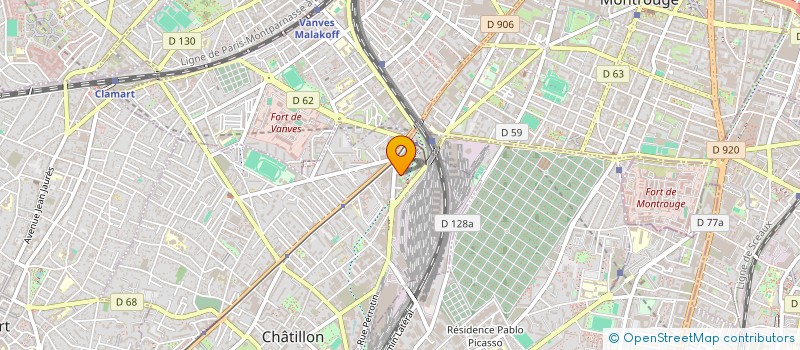 localisation de l'entreprise JESSLY  CHATILLON