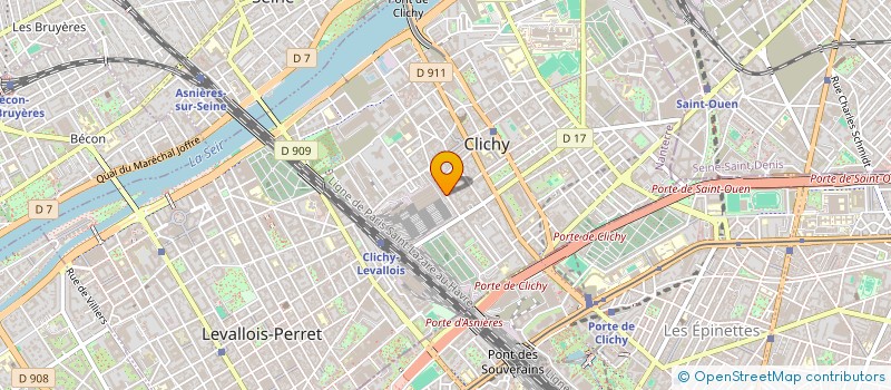 localisation de l'entreprise JESSNAT à CLICHY