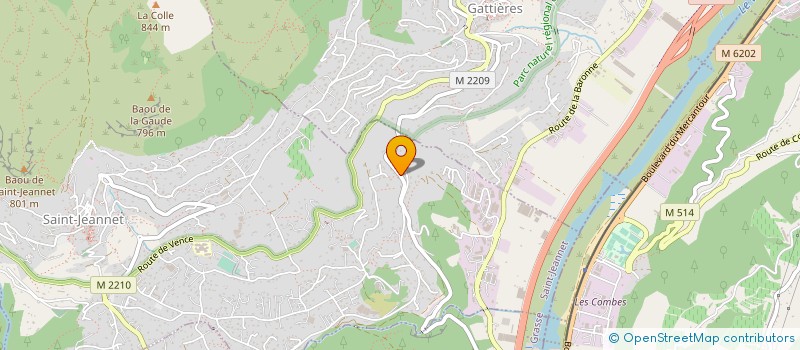 localisation de l'entreprise JESSYAL SARL  SAINT-JEANNET