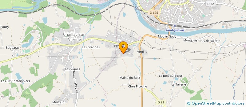 localisation de l'entreprise JEST  SAINT JUNIEN