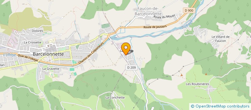 localisation de l'entreprise JEST à BARCELONNETTE