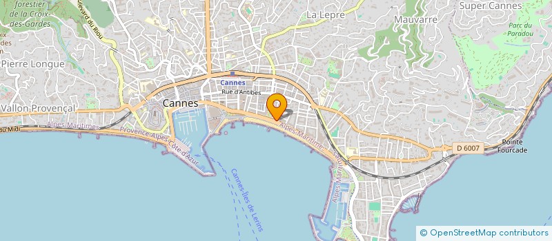 localisation de l'entreprise JESTA THEATRE CROISETTE à CANNES