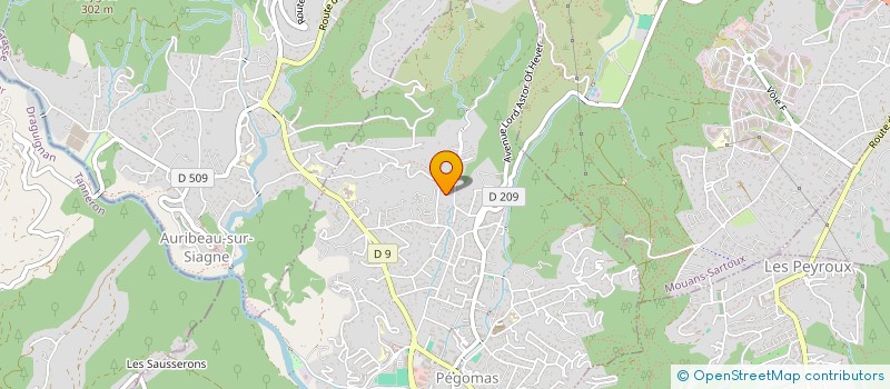 localisation de l'entreprise JESTAN  PEGOMAS