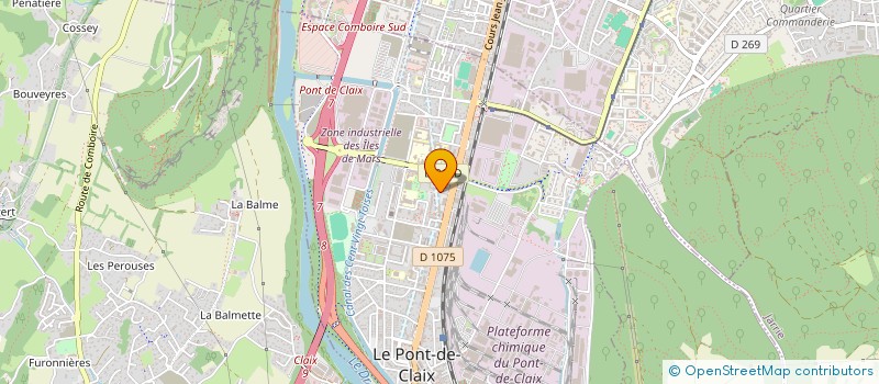 localisation de l'entreprise JESTEAM KINESI  LE PONT-DE-CLAIX