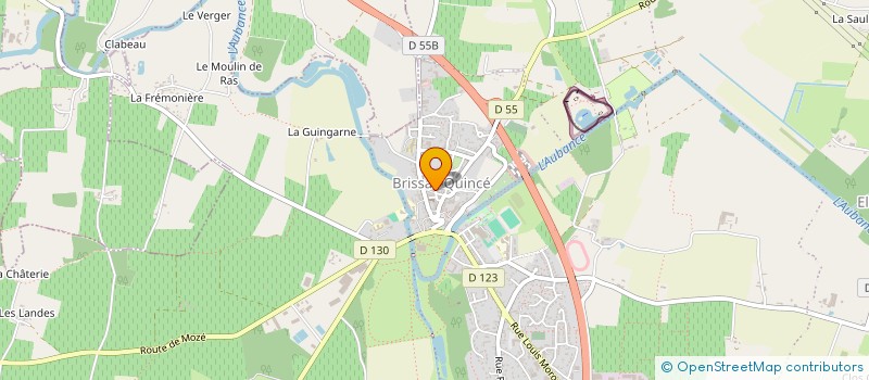 localisation de l'entreprise JESTIMMO 49  BRISSAC LOIRE AUBANCE