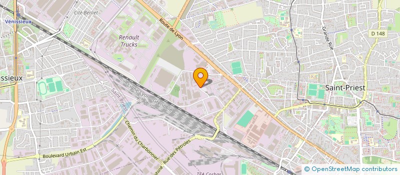 localisation de l'entreprise JESTION  ST PRIEST