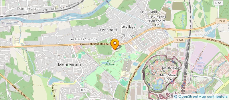 localisation de l'entreprise JESUISUNERO.COM à CHESSY