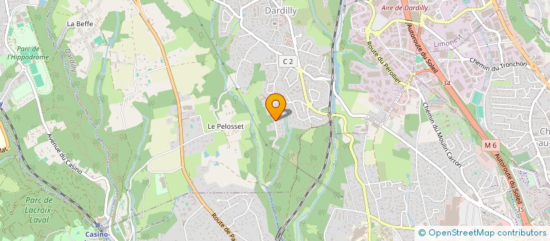 localisation de l'entreprise JESUS T'AIME  DARDILLY