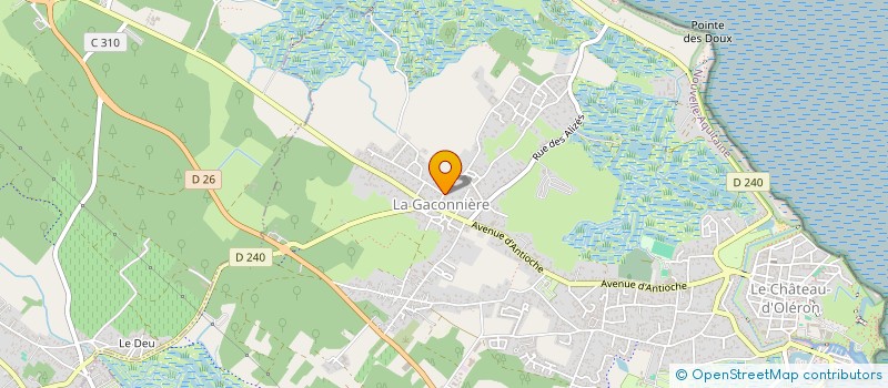 localisation de l'entreprise JESY 34  LE CHATEAU-D'OLERON