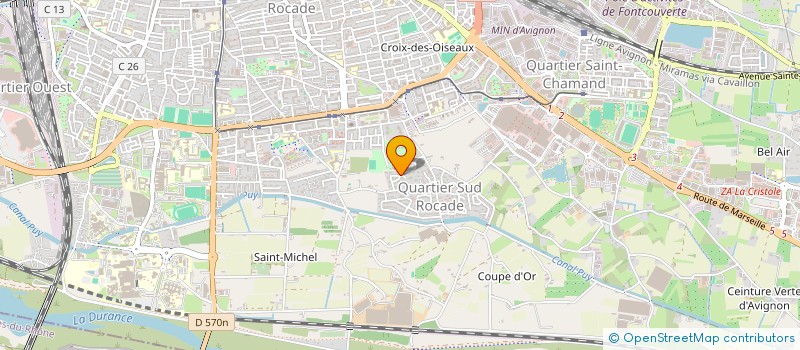 localisation de l'entreprise JESY  AVIGNON