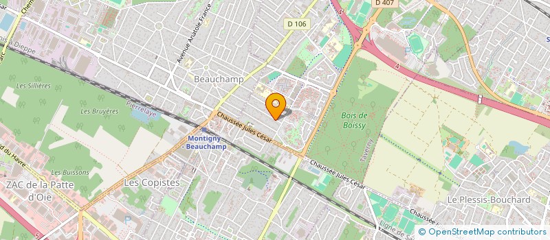 localisation de l'entreprise JESYL  TAVERNY