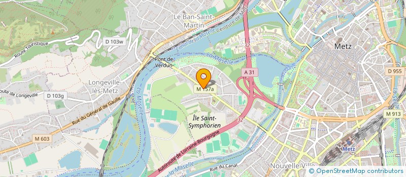 localisation de l'entreprise JESYL à LONGEVILLE-LES-METZ