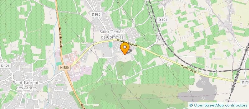 localisation de l'entreprise JET  SAINT-GENIES-DE-COMOLAS