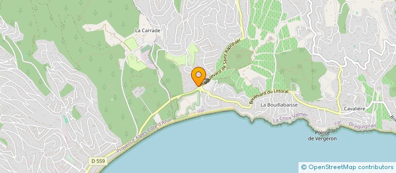 localisation de l'entreprise JET 7  LA CROIX-VALMER