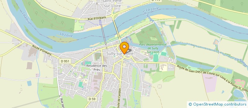 localisation de l'entreprise JET 7 DIFFUSION  SULLY-SUR-LOIRE