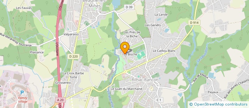 localisation de l'entreprise JET à RILHAC-RANCON