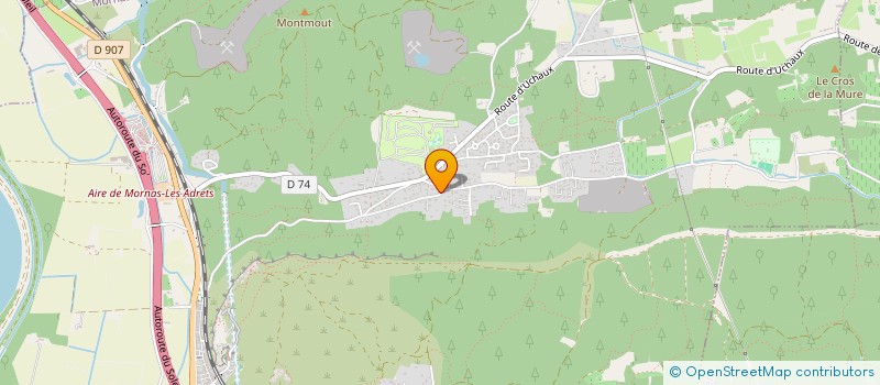 localisation de l'entreprise JET  MORNAS