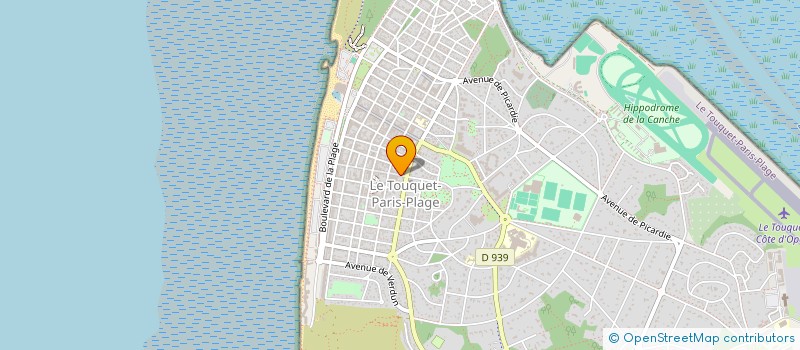 localisation de l'entreprise JET à LE TOUQUET-PARIS-PLAGE