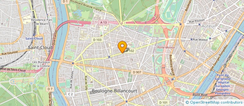 localisation de l'entreprise JET 92 à BOULOGNE-BILLANCOURT