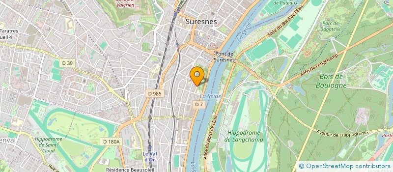 localisation de l'entreprise JET à SURESNES