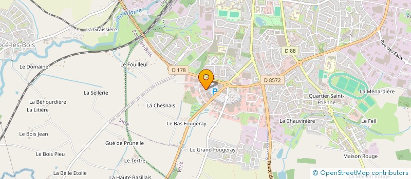 localisation de l'entreprise JET  VITRE