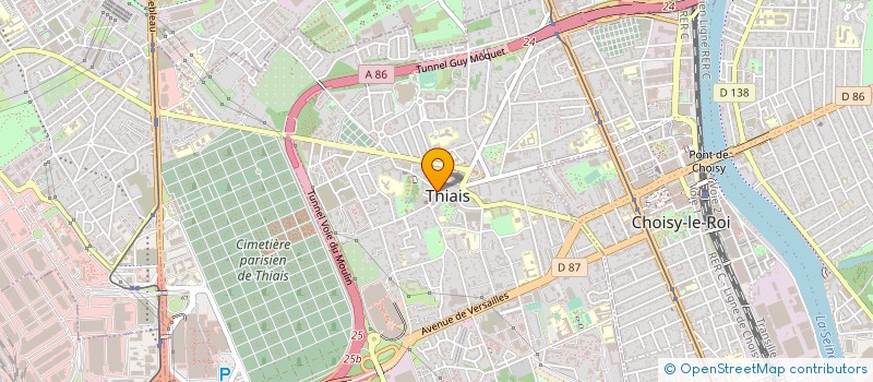 localisation de l'entreprise JET ACTION SERVICE  THIAIS