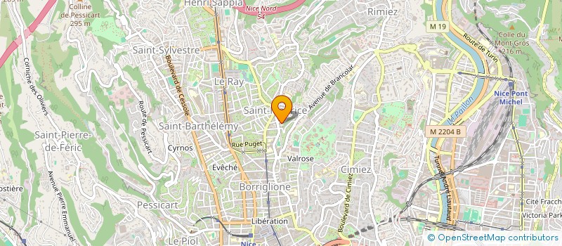 localisation de l'entreprise JET AUTO à NICE