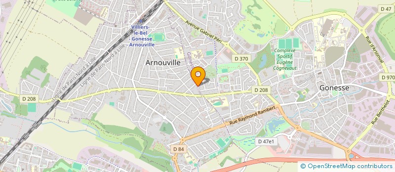 localisation de l'entreprise JET AVIATION PARIS  BONNEUIL-EN-FRANCE