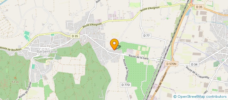 localisation de l'entreprise JET BOARD  BARBENTANE