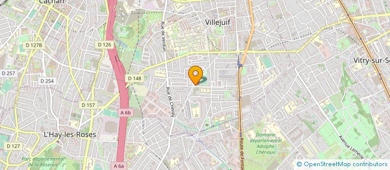 localisation de l'entreprise JET CAR 94 à VILLEJUIF