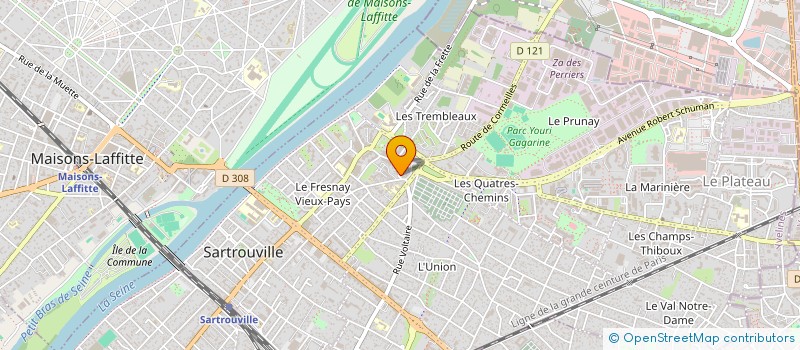 localisation de l'entreprise JET CLIM à SARTROUVILLE